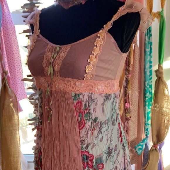 pappilion Tops - Papillon Lis Angeles boho hippy sheer top